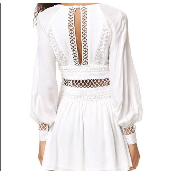 NWT FREE PEOPLE I think I love you dress white - Picture 8 of 8